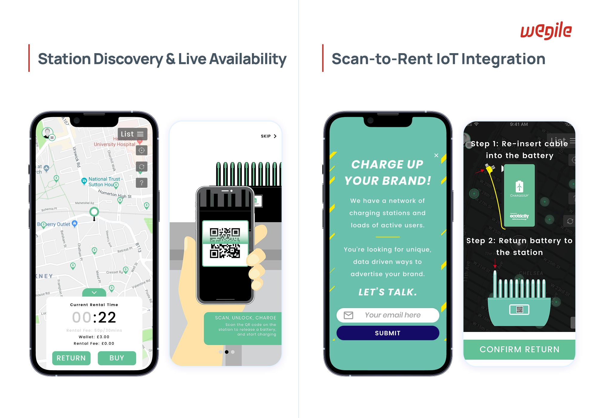 App Screens — Station Discovery & Map