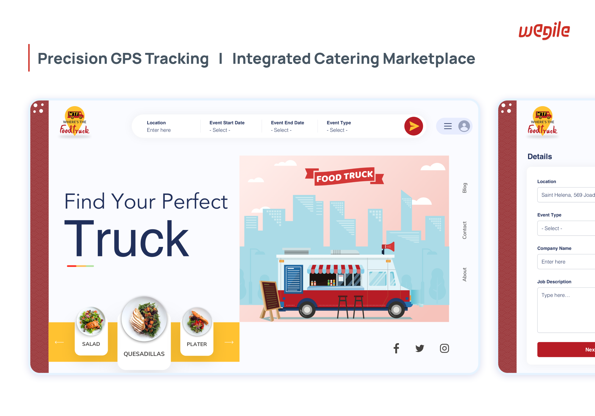 App Screens — Ordering & Operator
